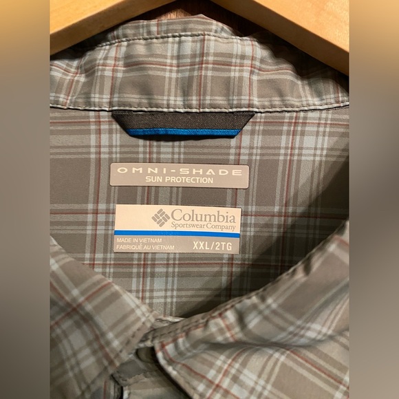 Mens Columbia Short Sleeve Shirt, Size XXL - Picture 3 of 5